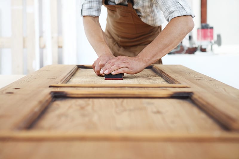 porte en bois